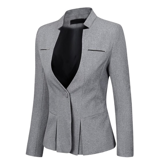 YUNCLOS Elegant Work Blazer - Picture 2 of 5